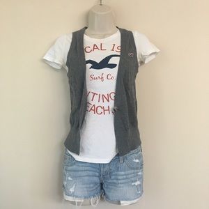 Hollister Grey Vest